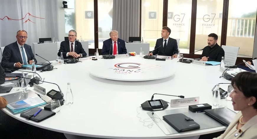 ‘હું બોસ છું’: G7 સમિટના અંતિમ દિવસે મુલાકાત માટે પહોંચતા ટ્રમ્પ મજાકમાં વિશ્વ નેતાઓને કહ્યું