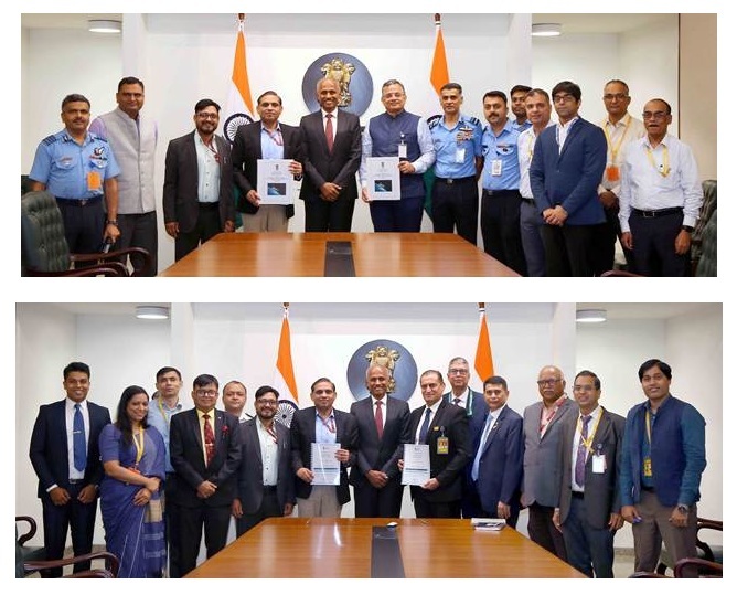 રક્ષા મંત્રાલયે વાયુસેનાના સેટેલાઇટ અને નૌકાદળના ‘વરુણાસ્ત્ર’ ટોર્પીડો માટે ₹૪,૧૦૬ કરોડના સંરક્ષણ સોદા પર હસ્તાક્ષર કર્યા
